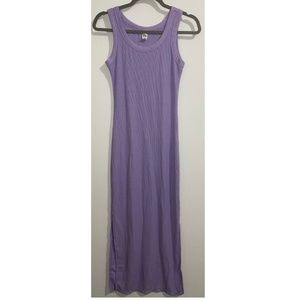 Sleeveless Ribbed Maxi Dress